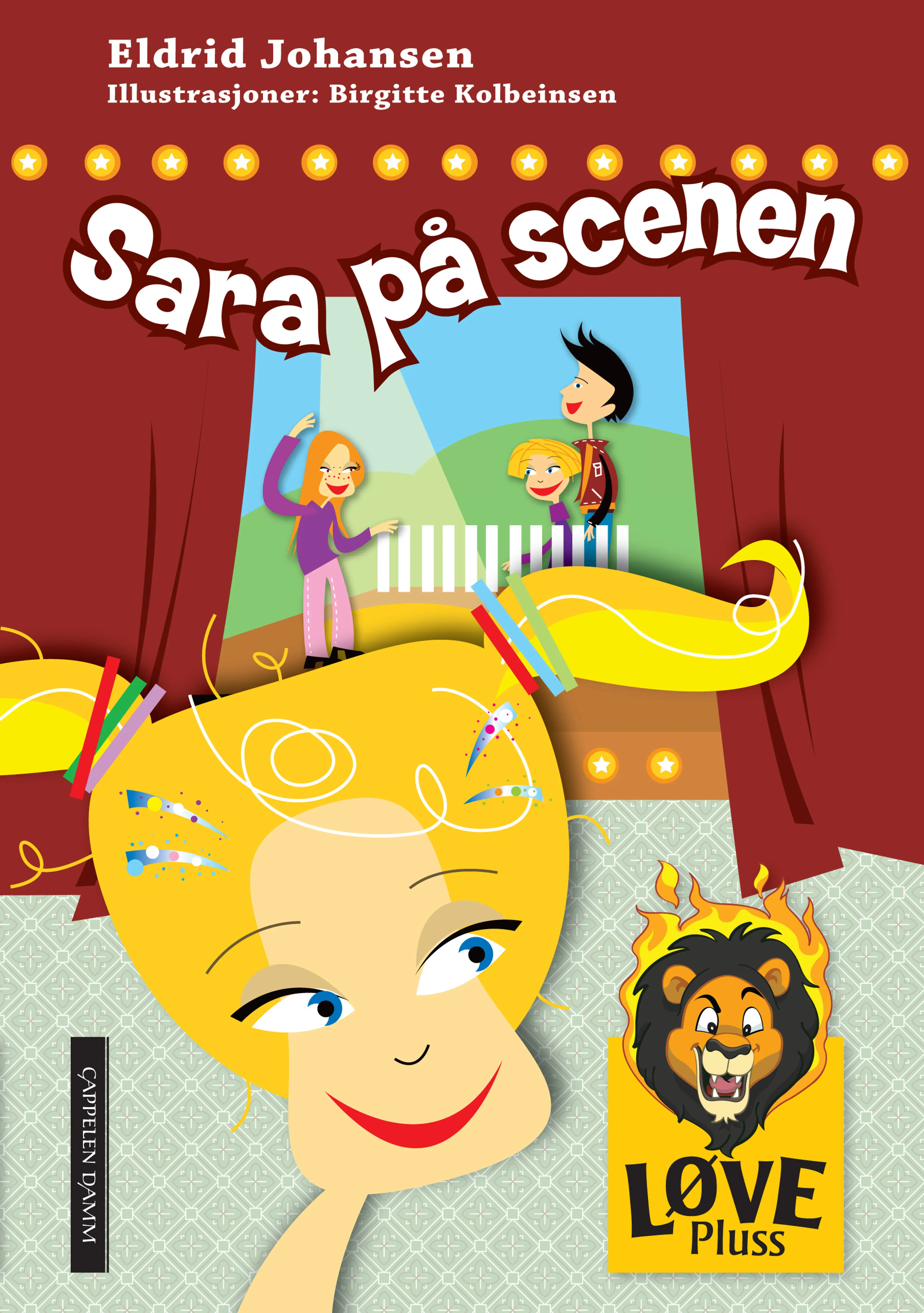 Omslag Sara på scenen av Eldrid Johansen (Innbundet)