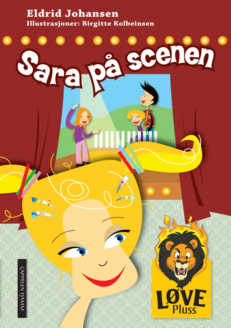 Omslag Sara på scenen av Eldrid Johansen (Innbundet)