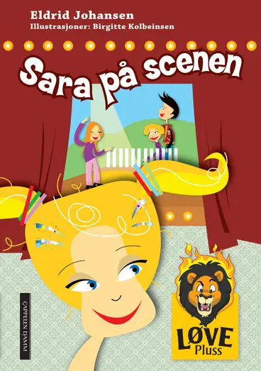 Omslag Sara på scenen av Eldrid Johansen (Innbundet)