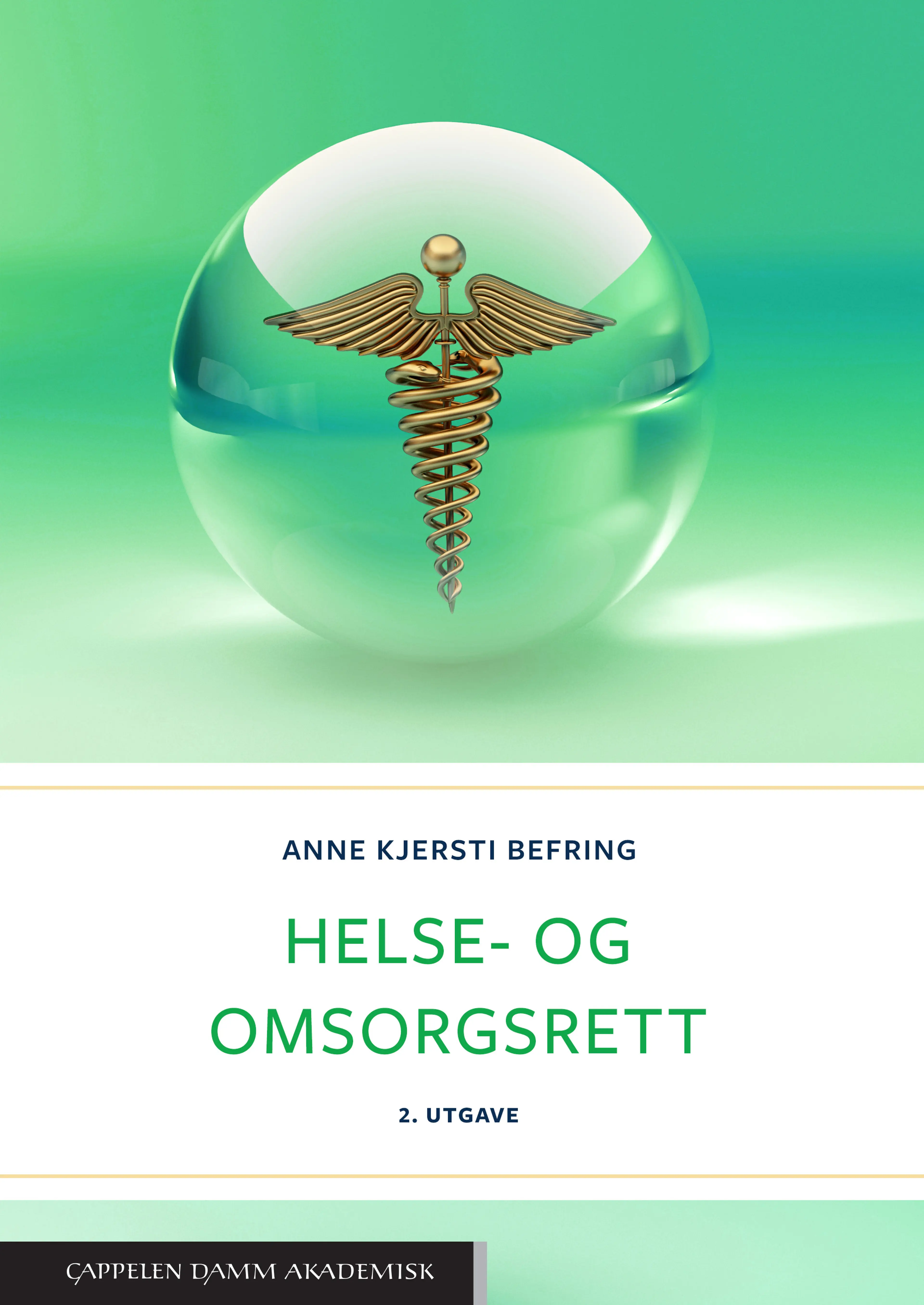 Omslag Helse- og omsorgsrett av Anne Kjersti Befring (Heftet)