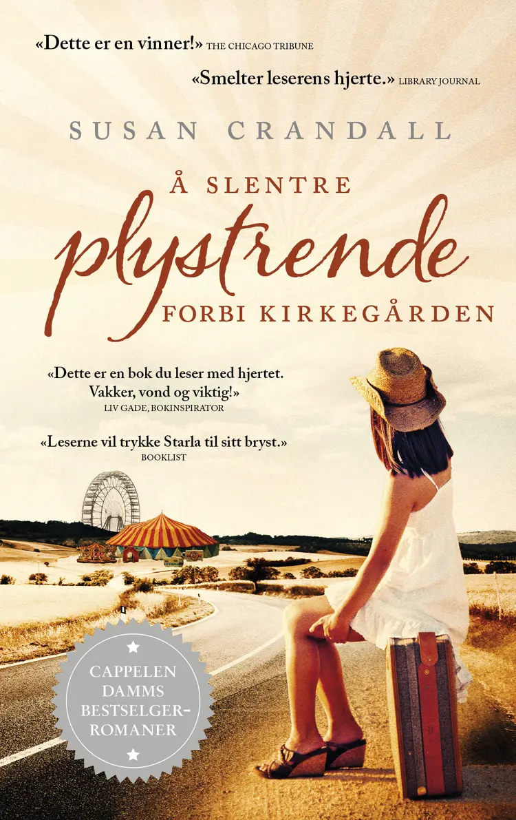 Omslag Å slentre plystrende forbi kirkegården av Susan Crandall (Heftet)