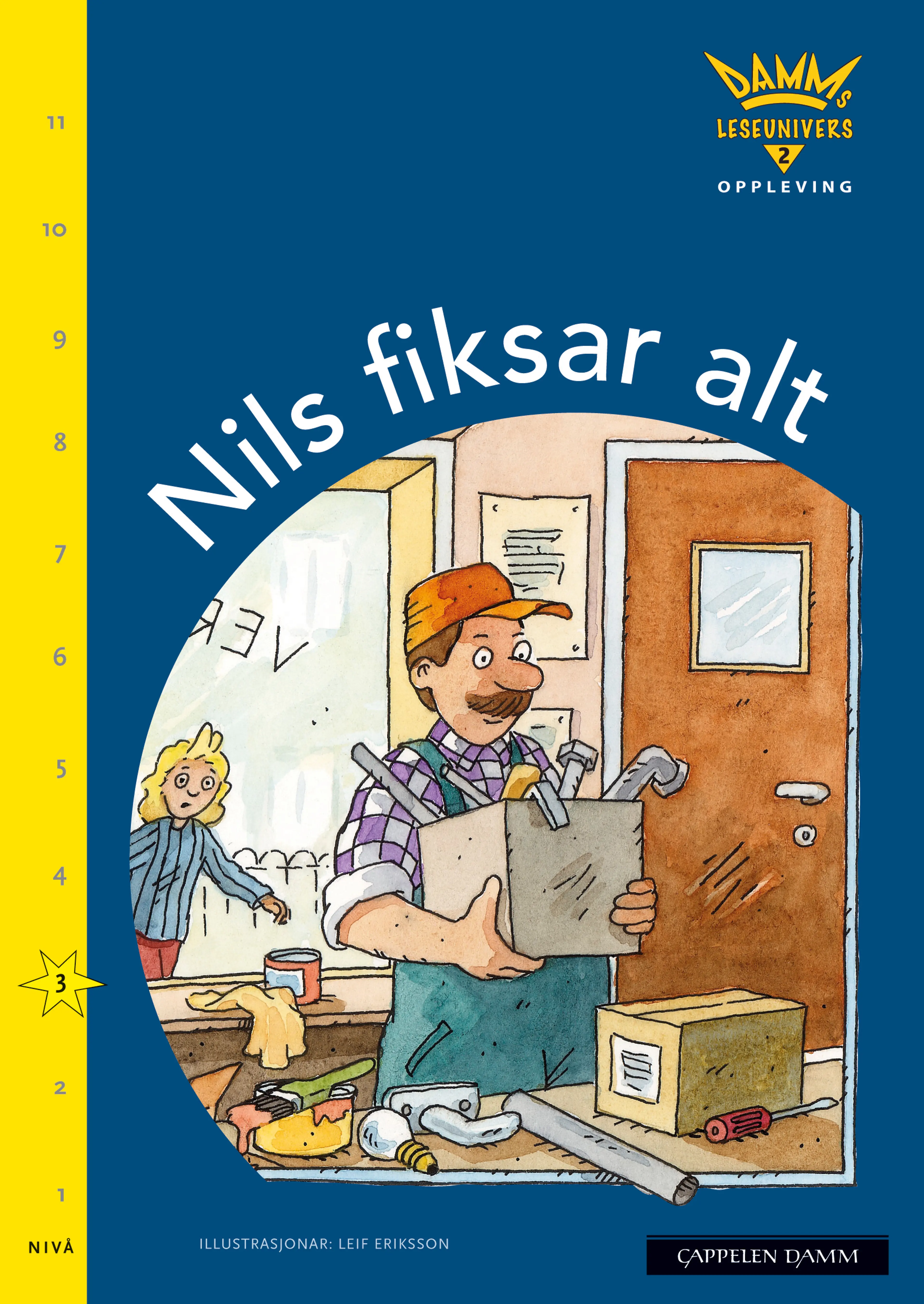 Omslag Damms leseunivers 2 Opplevelse: Nils fiksar alt (Heftet)