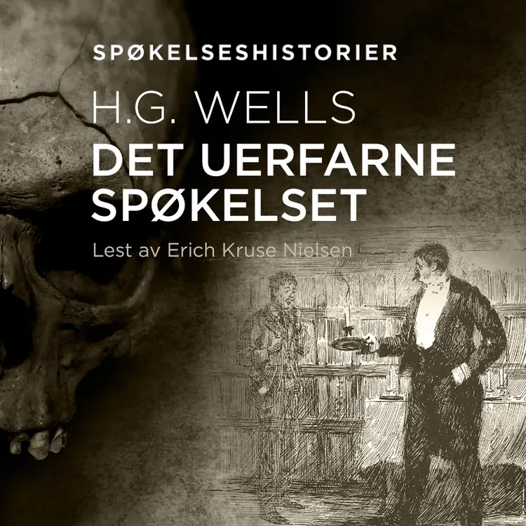 Omslag Det uerfarne spøkelset av H.G. Wells (Lydbok)