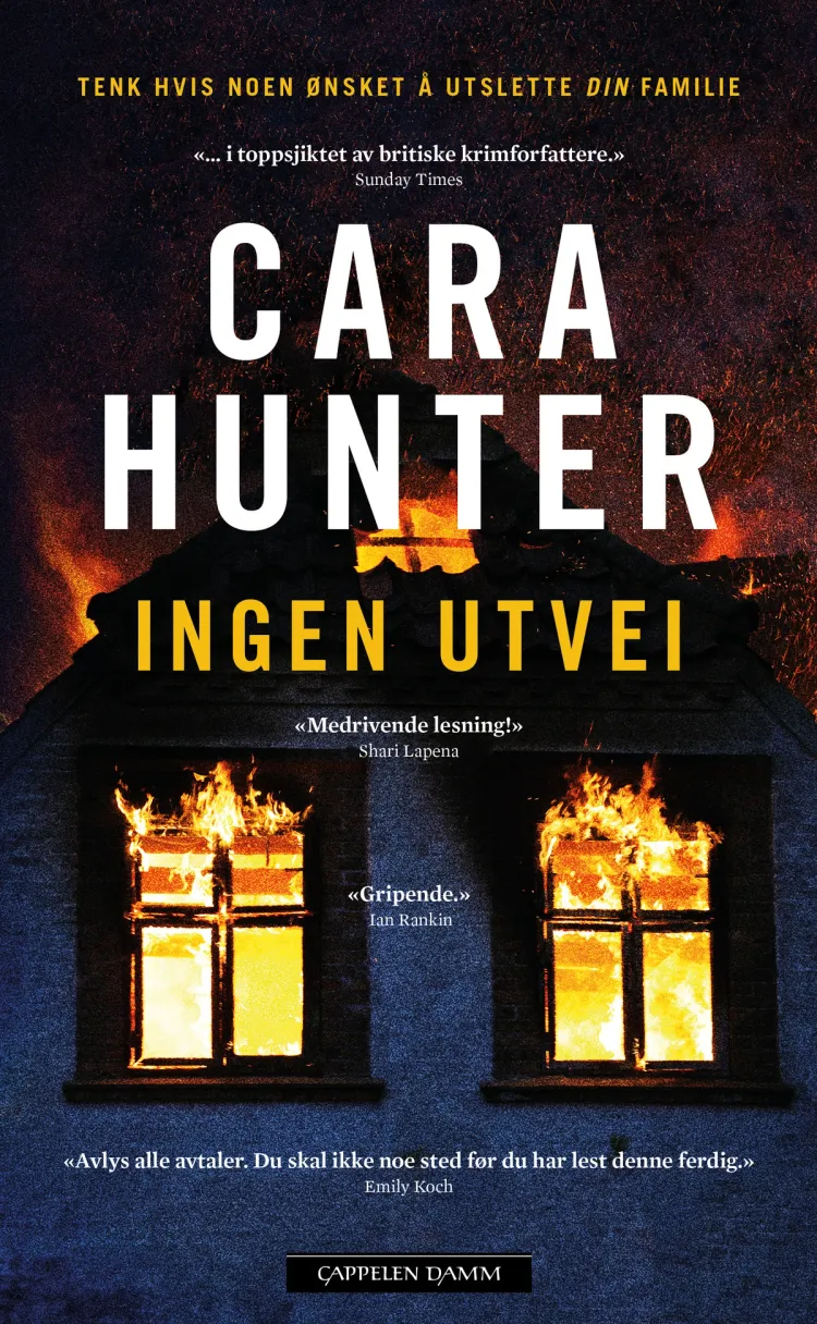 Omslag Ingen utvei av Cara Hunter (Innbundet)