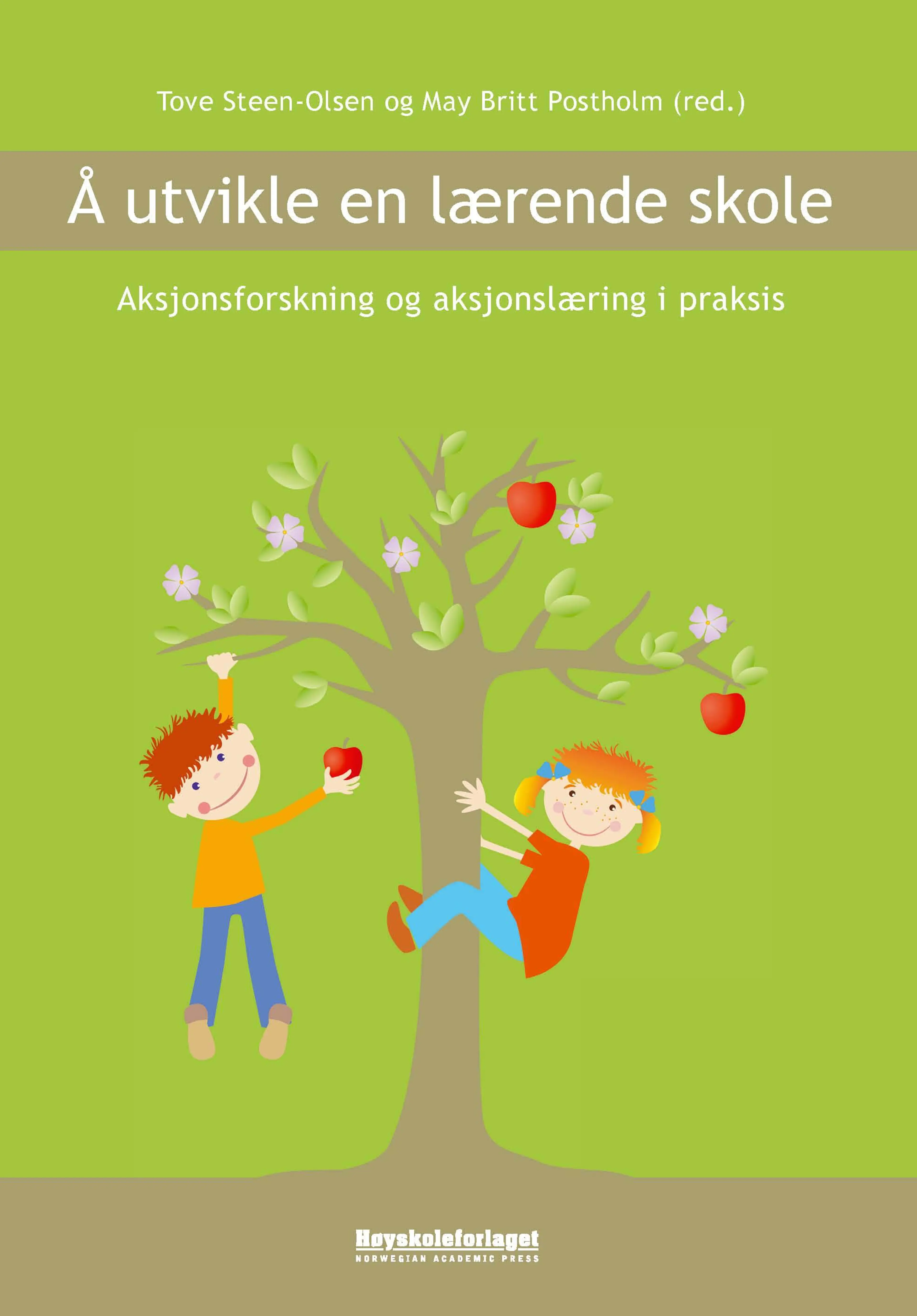 Omslag Å utvikle en lærende skole av Tove Steen-Olsen og May Britt Postholm (red.) (Heftet)