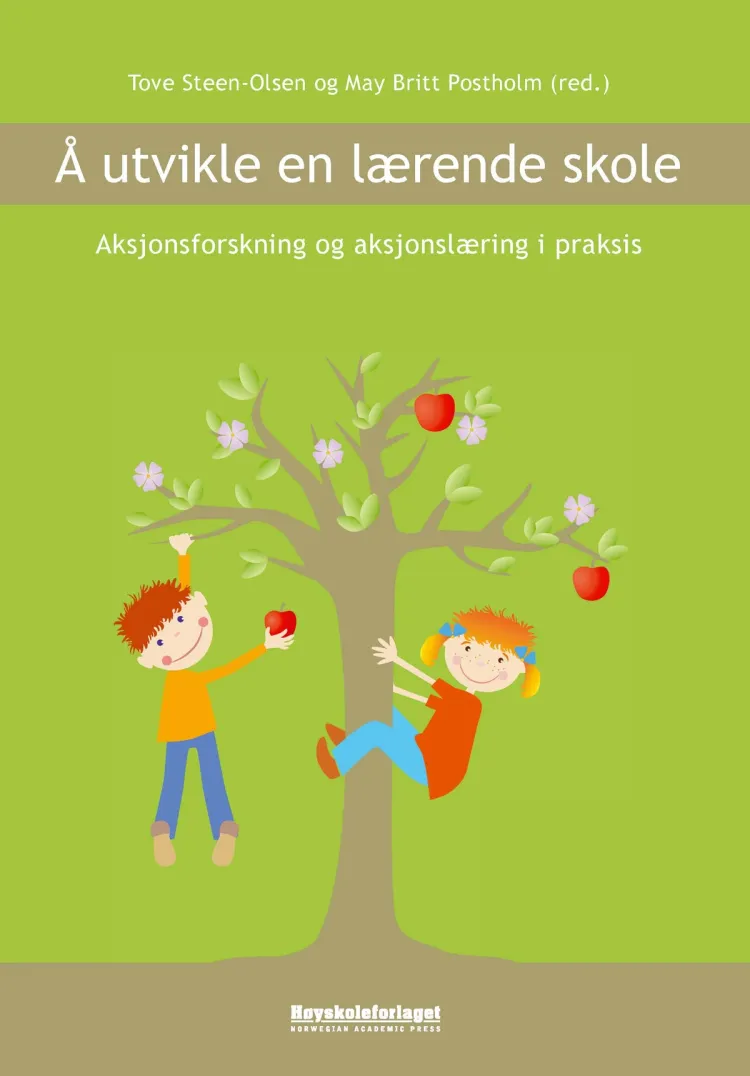 Omslag Å utvikle en lærende skole av Tove Steen-Olsen og May Britt Postholm (red.) (Heftet)