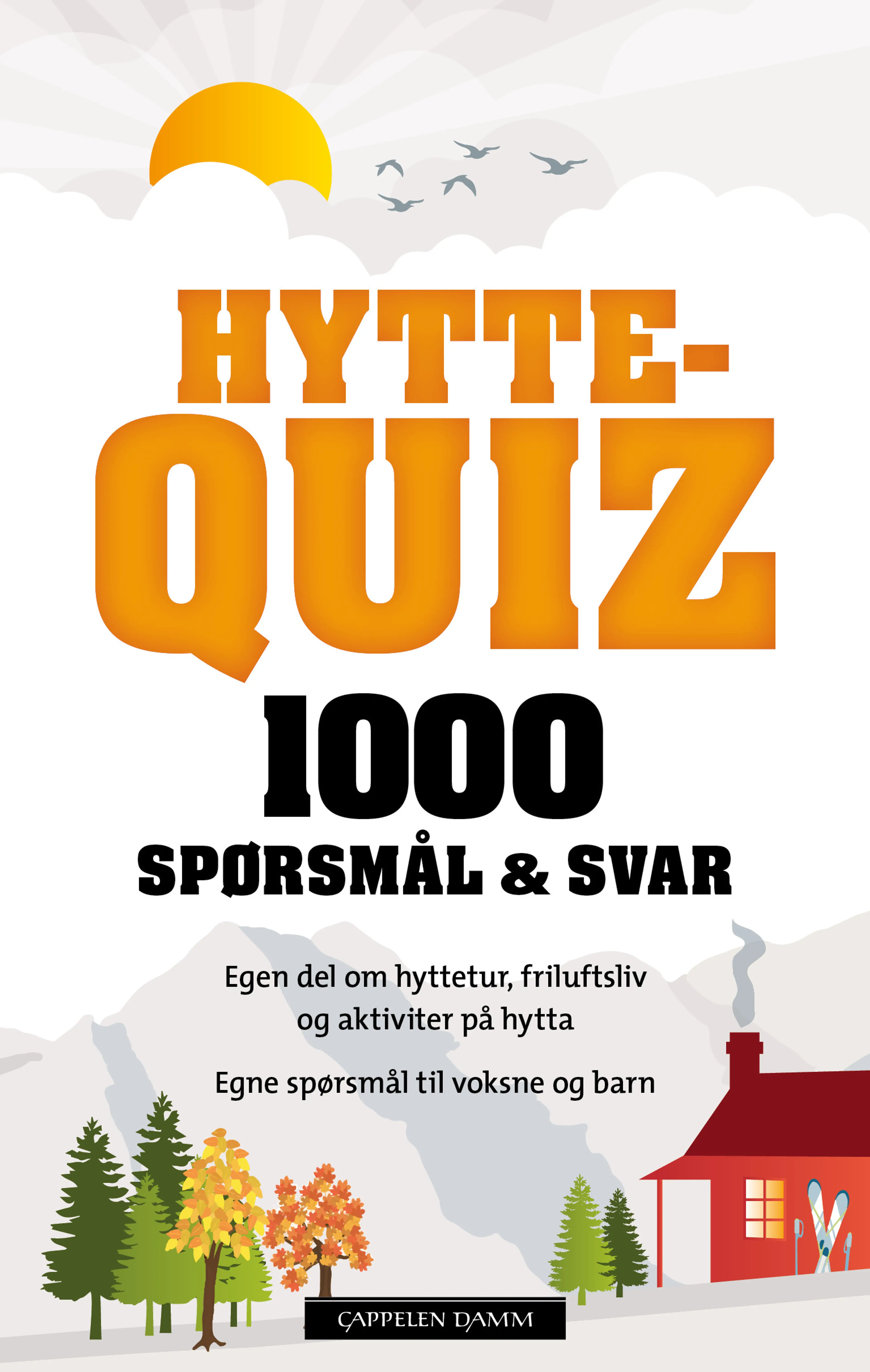 Omslag Hyttequiz 1 av Marit O. Bromark (Heftet)
