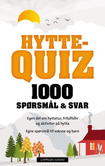 Omslag Hyttequiz 1 av Marit O. Bromark (Heftet)