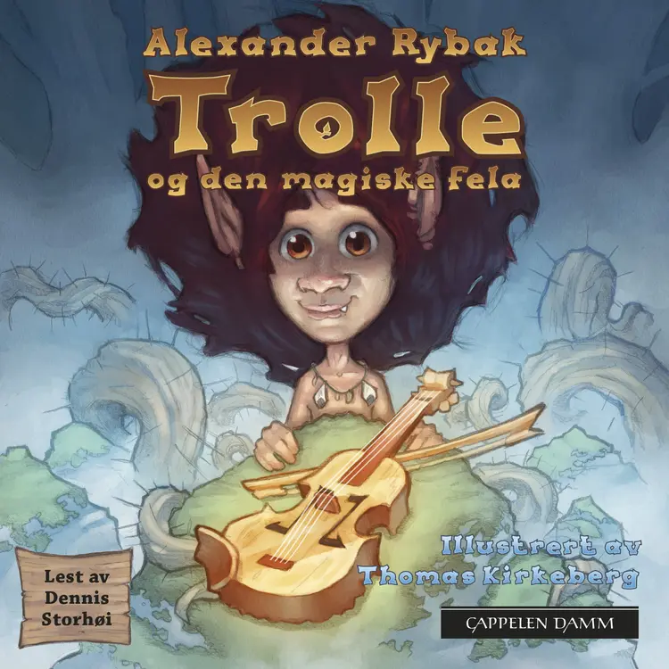 Omslag Trolle og den magiske fela av Alexander Rybak (Lydbok)