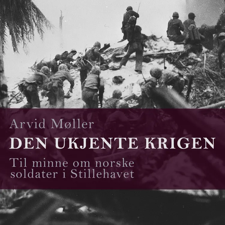 Omslag Den ukjente krigen - Til minne om norske soldater i Stillehavet av Arvid Møller (Lydbok)