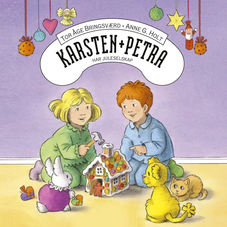 Omslag Karsten og Petra har juleselskap av Tor Åge Bringsværd (Lydbok)