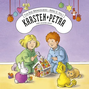 Omslag Karsten og Petra har juleselskap av Tor Åge Bringsværd (Lydbok)