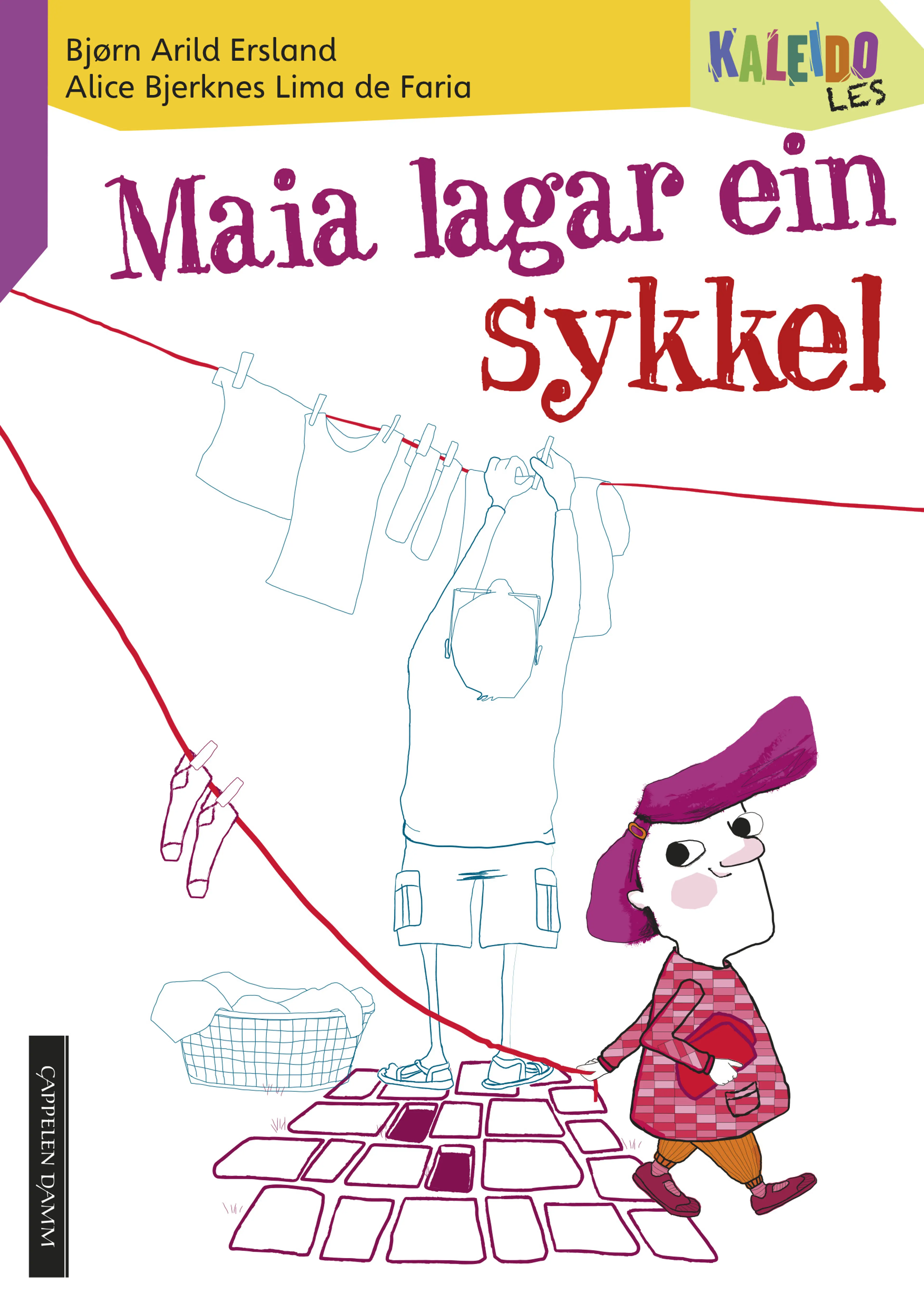 Omslag Kaleido Les Nivå 3 Maia lagar ein sykkel av Bjørn Arild Ersland (Heftet)