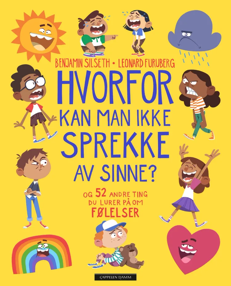 Omslag Hvorfor kan man ikke sprekke av sinne? av Benjamin Baarli Silseth (Innbundet)