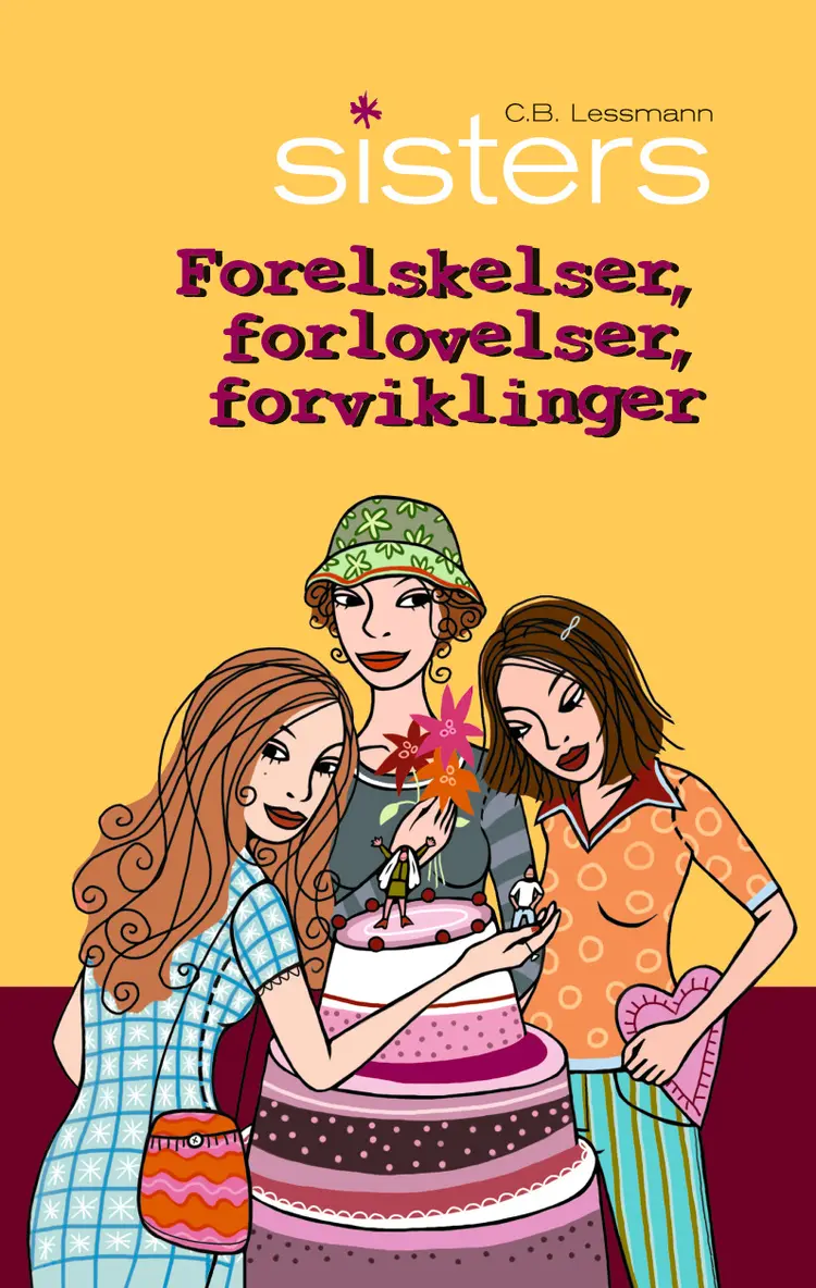 Omslag Forelskelser, forlovelser, forviklinger av C.B. Lessmann (Innbundet)