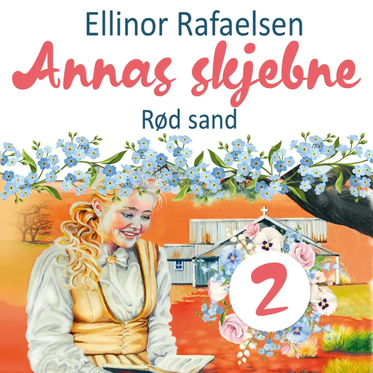 Omslag Rød sand av Ellinor Rafaelsen (Lydbok)