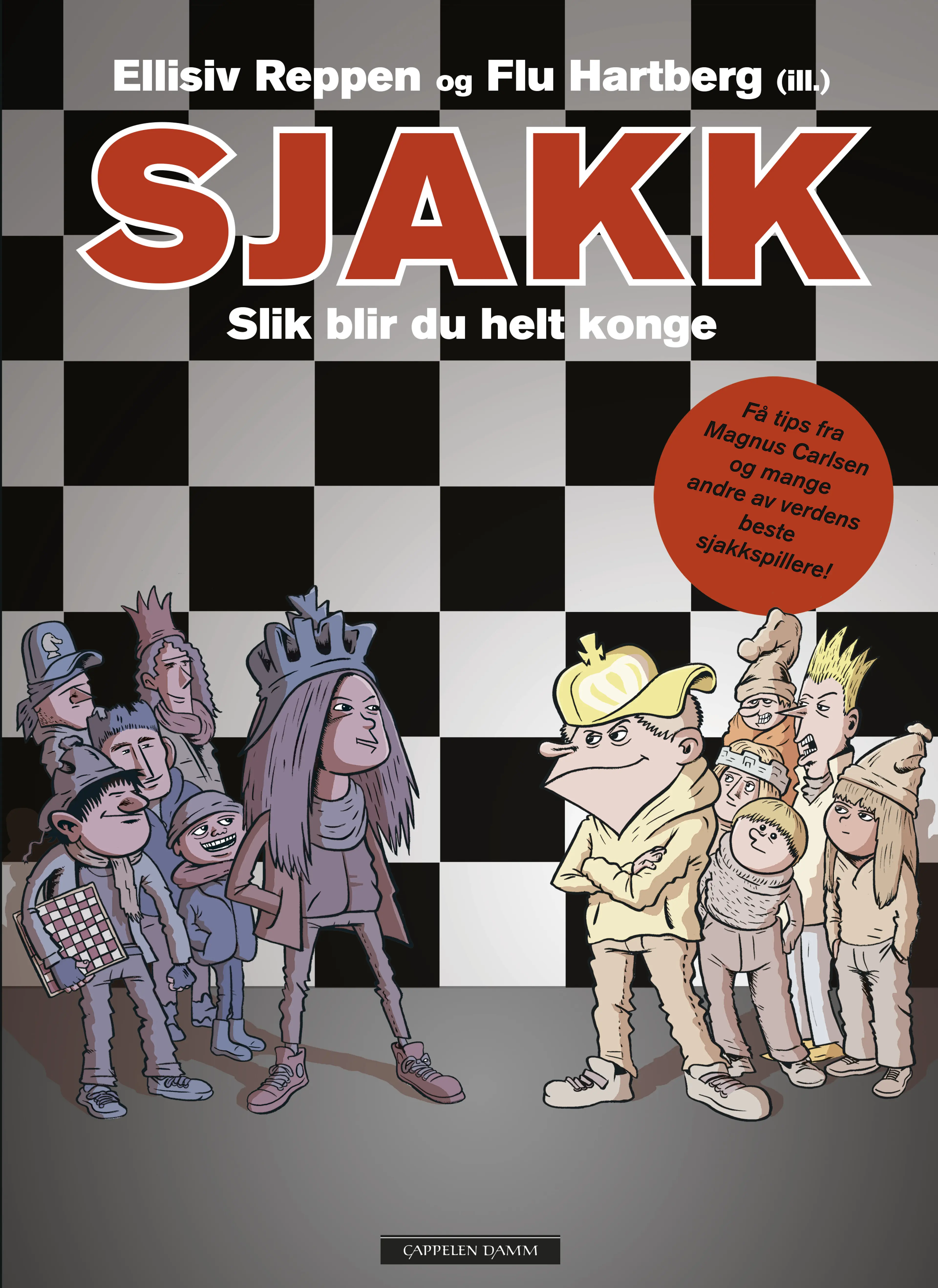 Omslag Sjakk av Ellisiv Reppen (Innbundet)