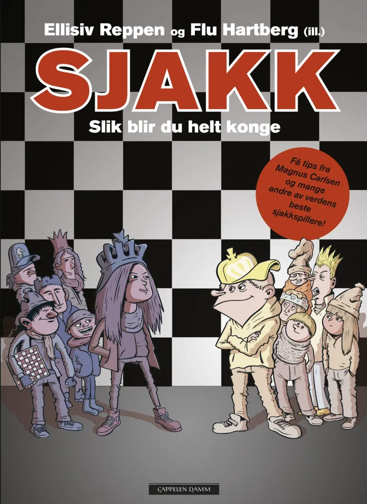 Omslag Sjakk av Ellisiv Reppen (Innbundet)