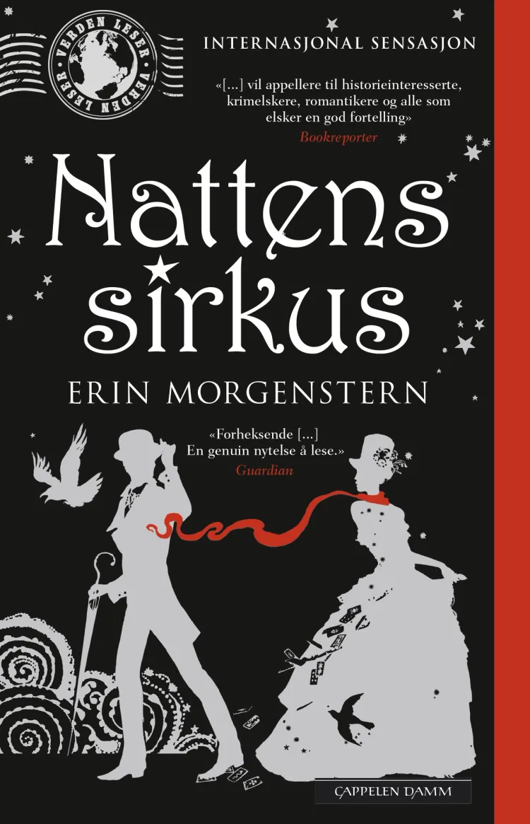 Omslag Nattens sirkus av Erin Morgenstern (Heftet)