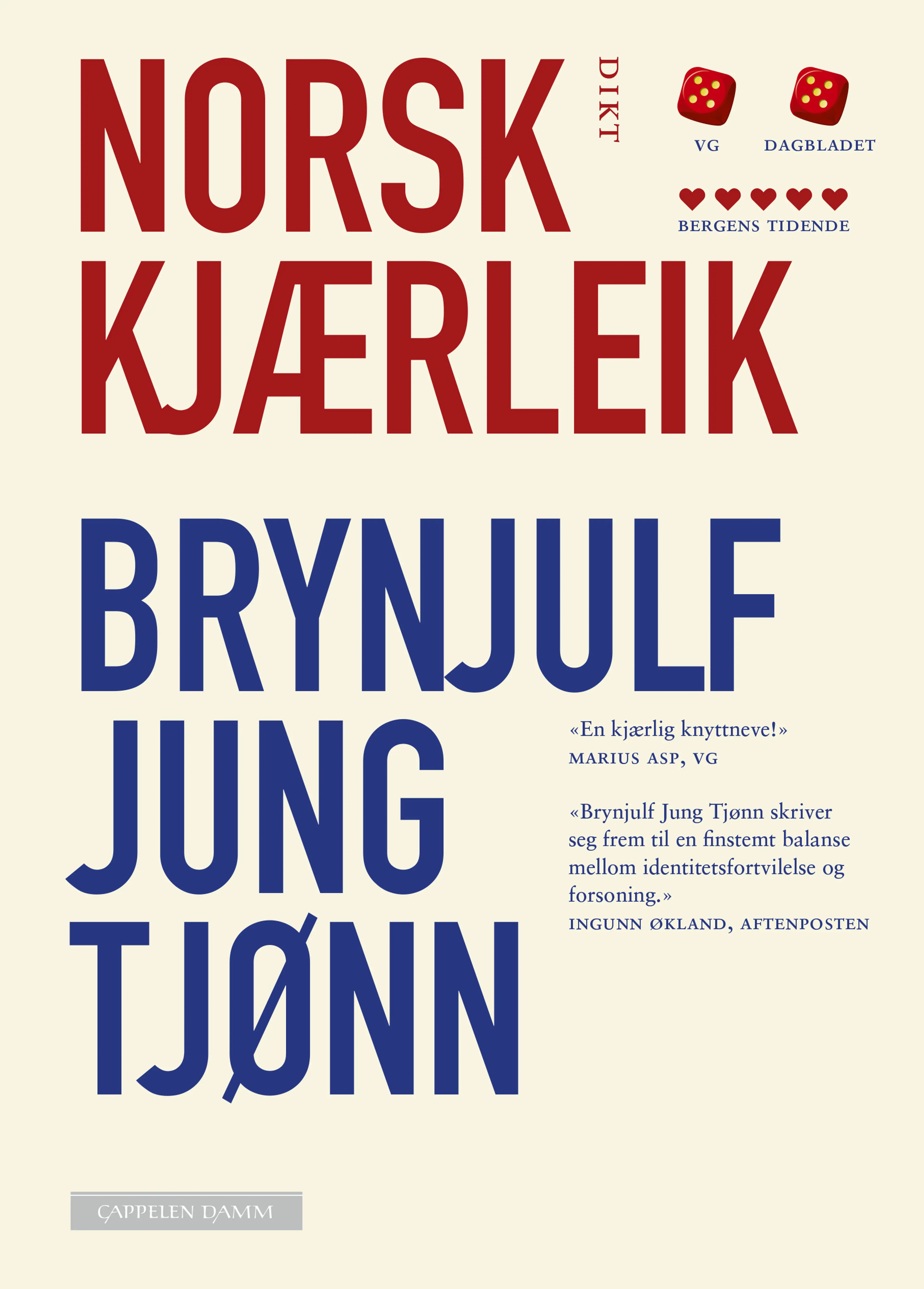 Omslag Norsk kjærleik av Brynjulf Jung Tjønn (Innbundet)