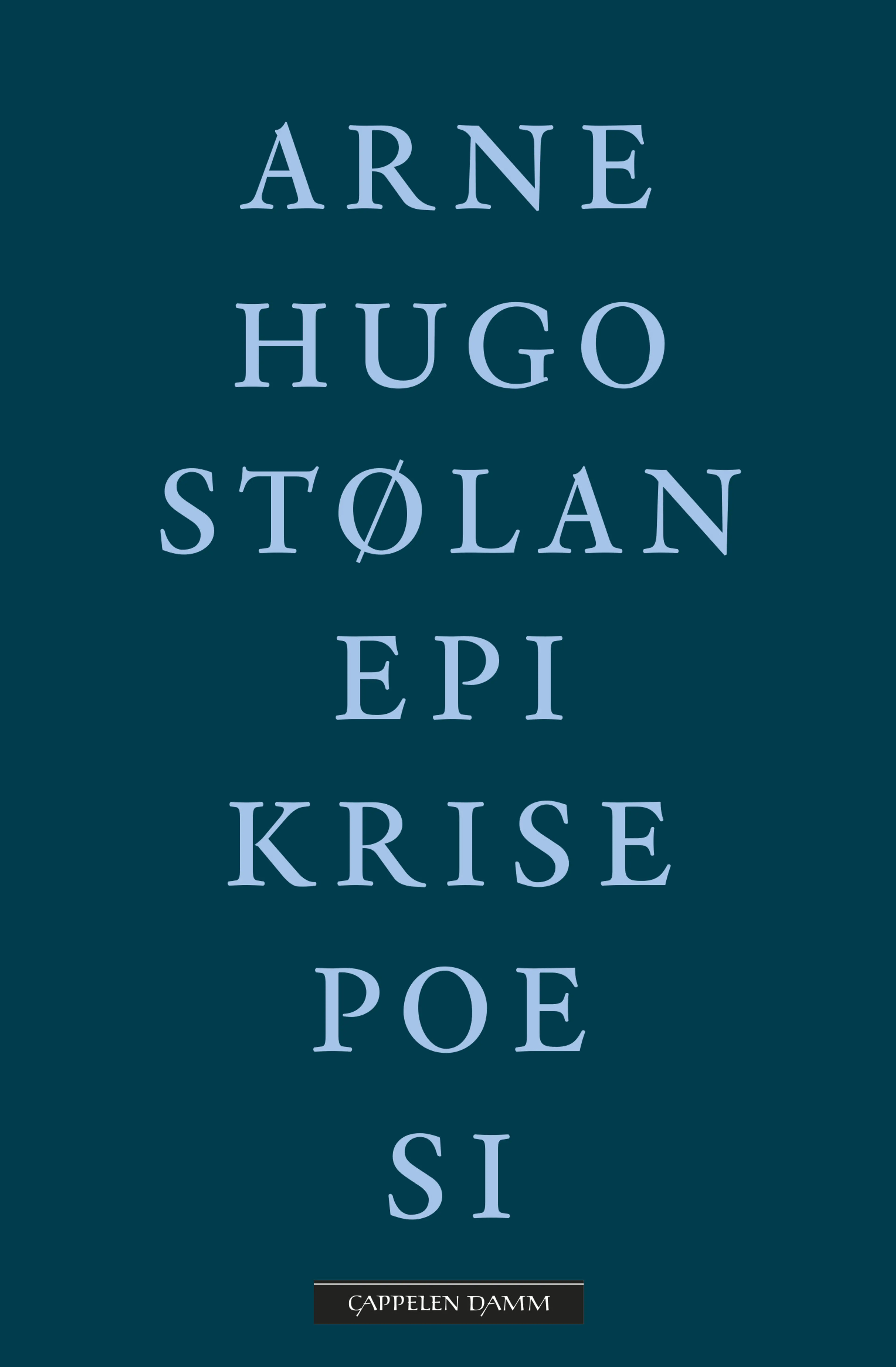 Omslag Epikrisepoesi av Arne Hugo Stølan (Heftet)