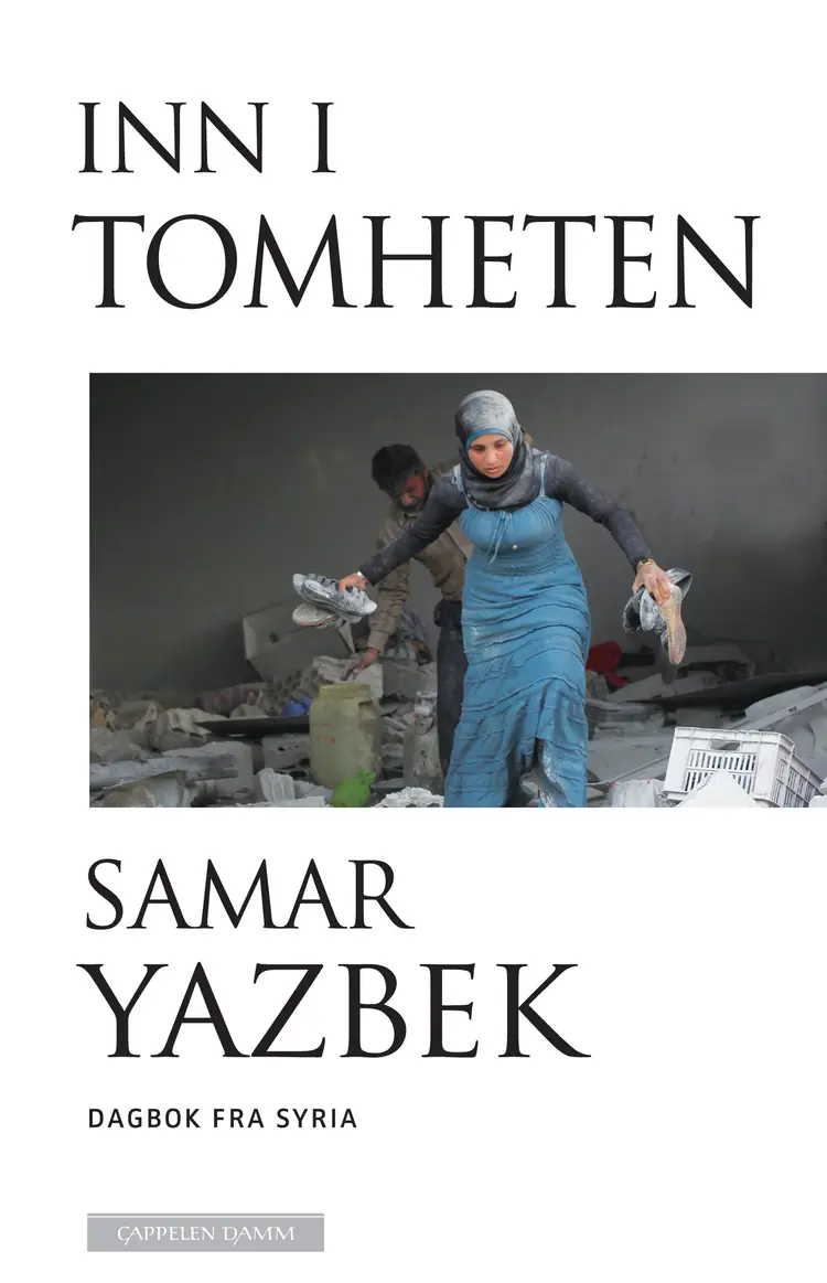 Omslag Inn i tomheten av Samar Yazbek (Innbundet)