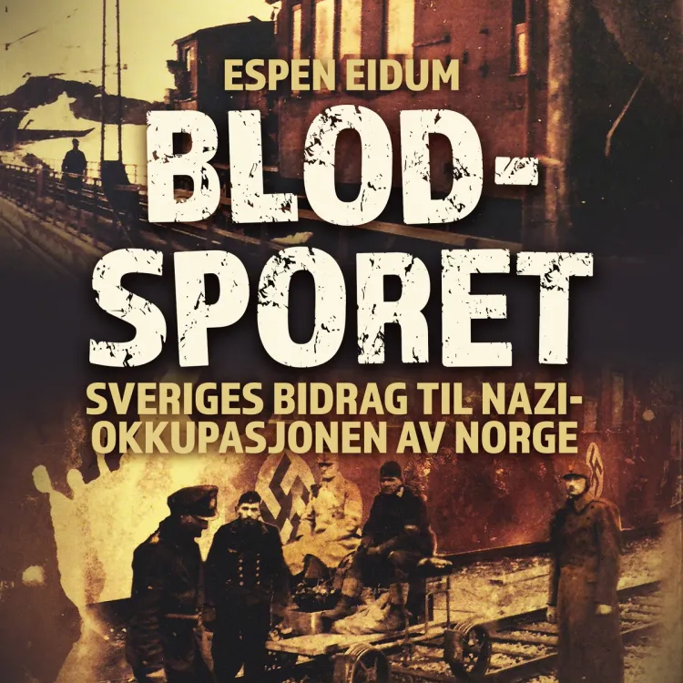 Omslag Blodsporet - Sveriges bidrag til nazi-okkupasjonen av Norge av Espen Eidum (Lydbok)
