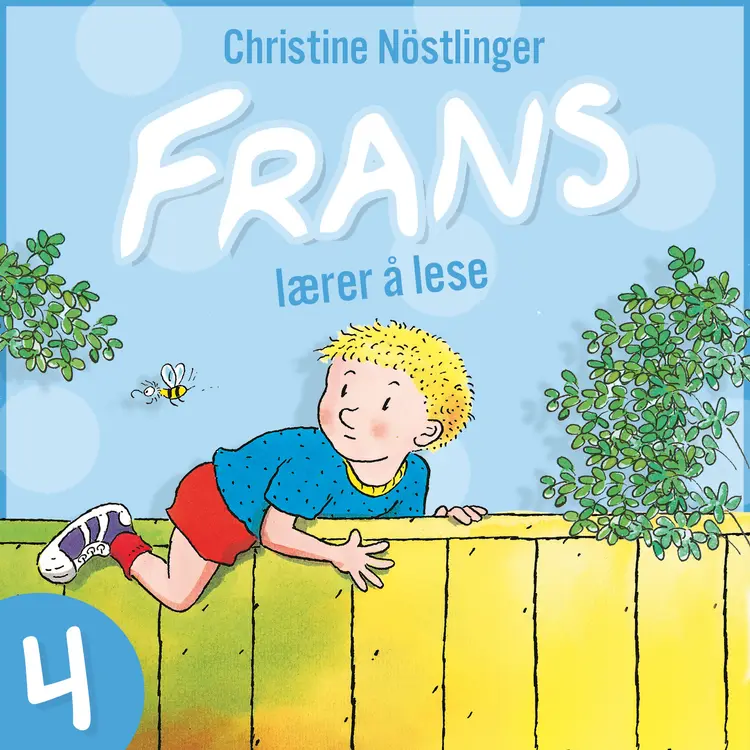 Omslag Frans lærer å lese av Christine Nöstlinger (Lydbok)