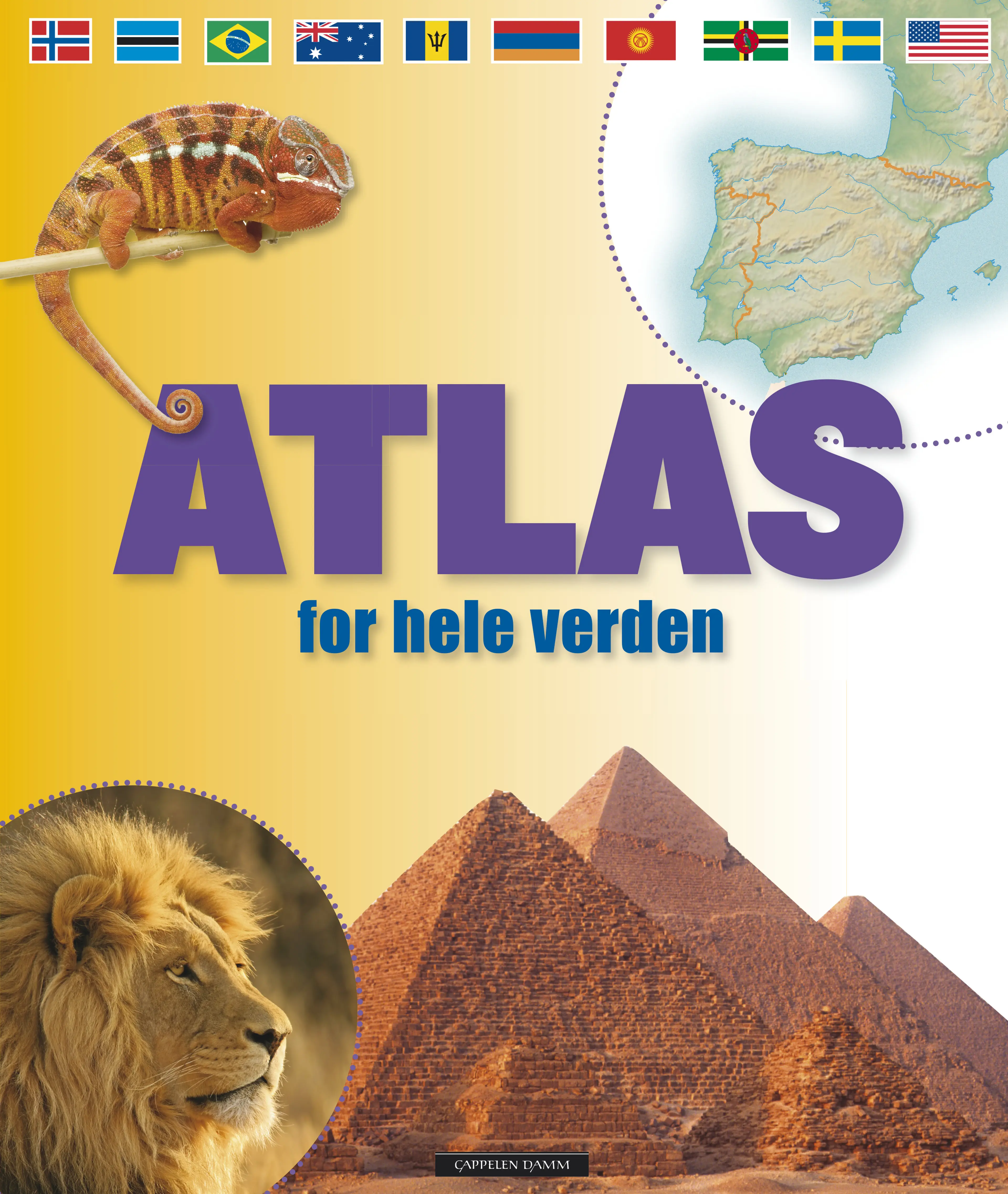 Omslag Atlas for hele verden av Chez Picthall og Dominic Zwemmer (Innbundet)