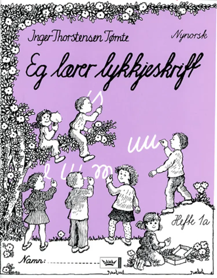 Omslag Eg lærer lykkjeskrift 1A nynorsk av Inger Thorstensen Tømte (Heftet)