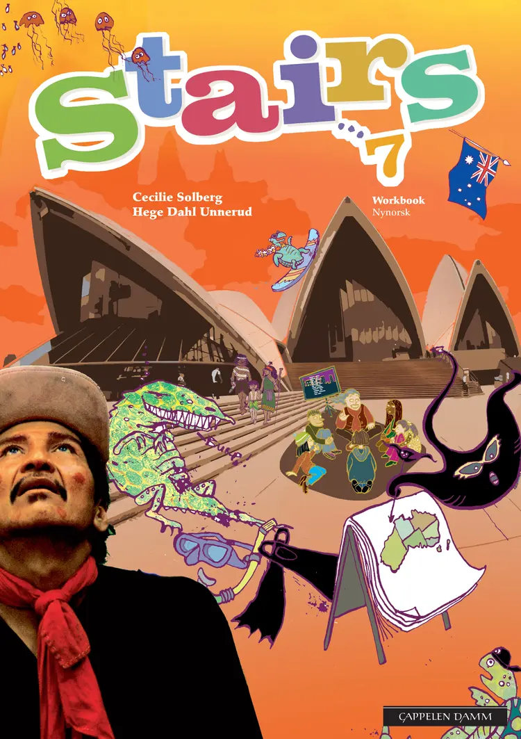 Omslag Stairs 7 Utgåve 2 Workbook av Cecilie Solberg og Hege Dahl Unnerud (Heftet)