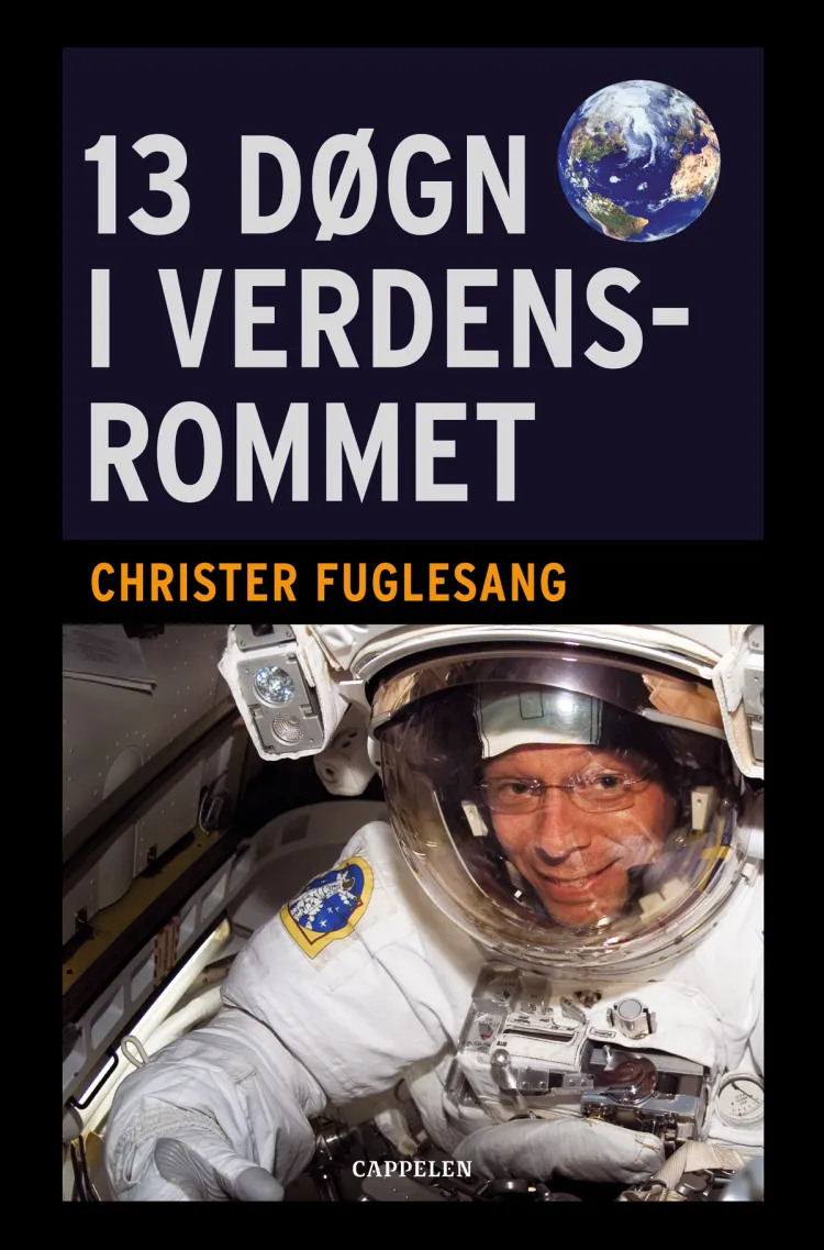 Omslag 13 døgn i verdensrommet av Christer Fuglesang (Innbundet)