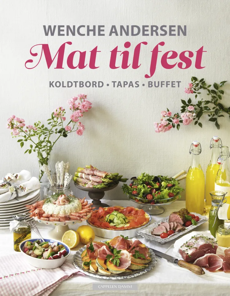 Omslag Mat til fest av Wenche Andersen (Innbundet)