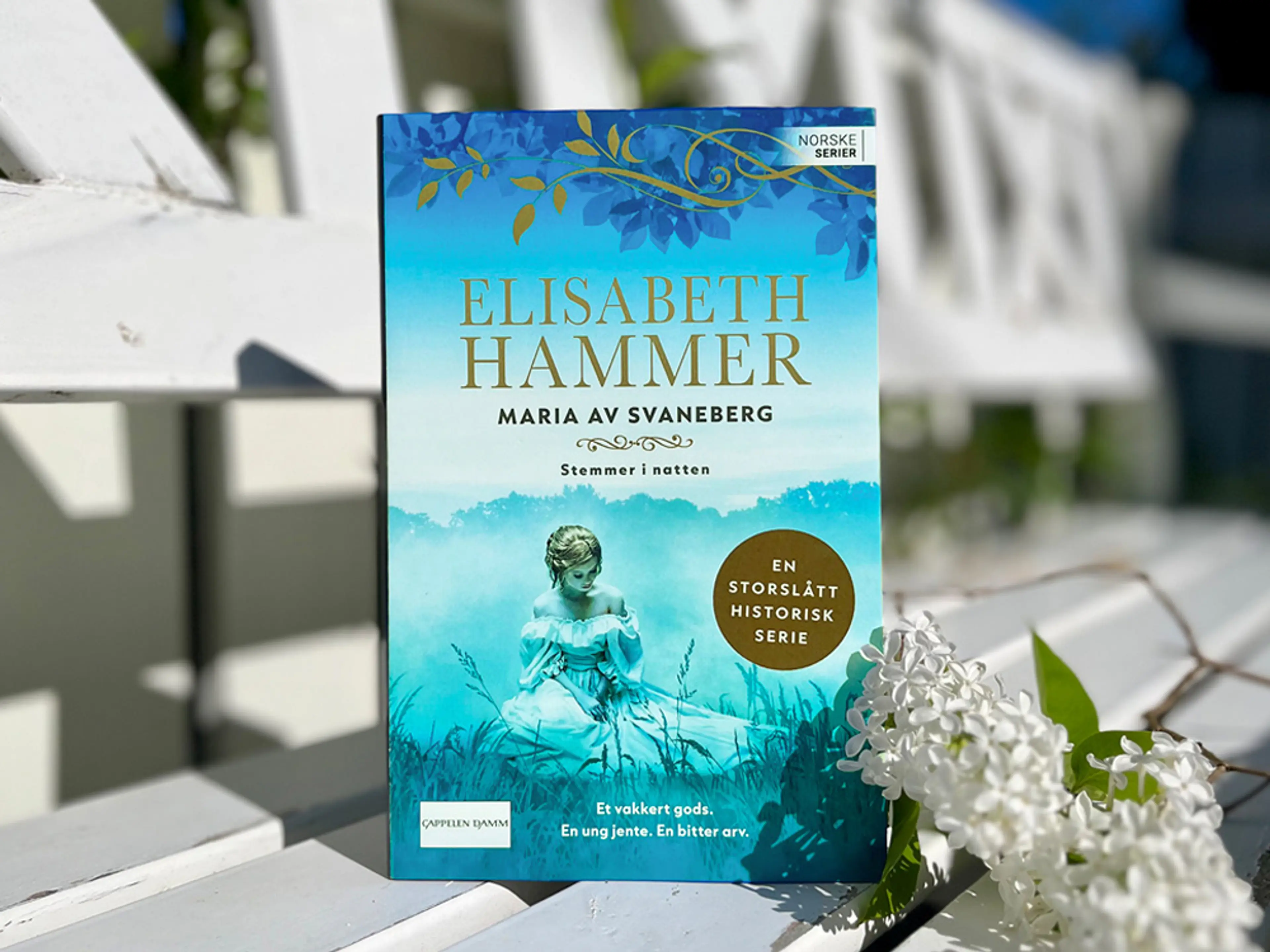 Foto av første bok i serien Maria av Svaneberg