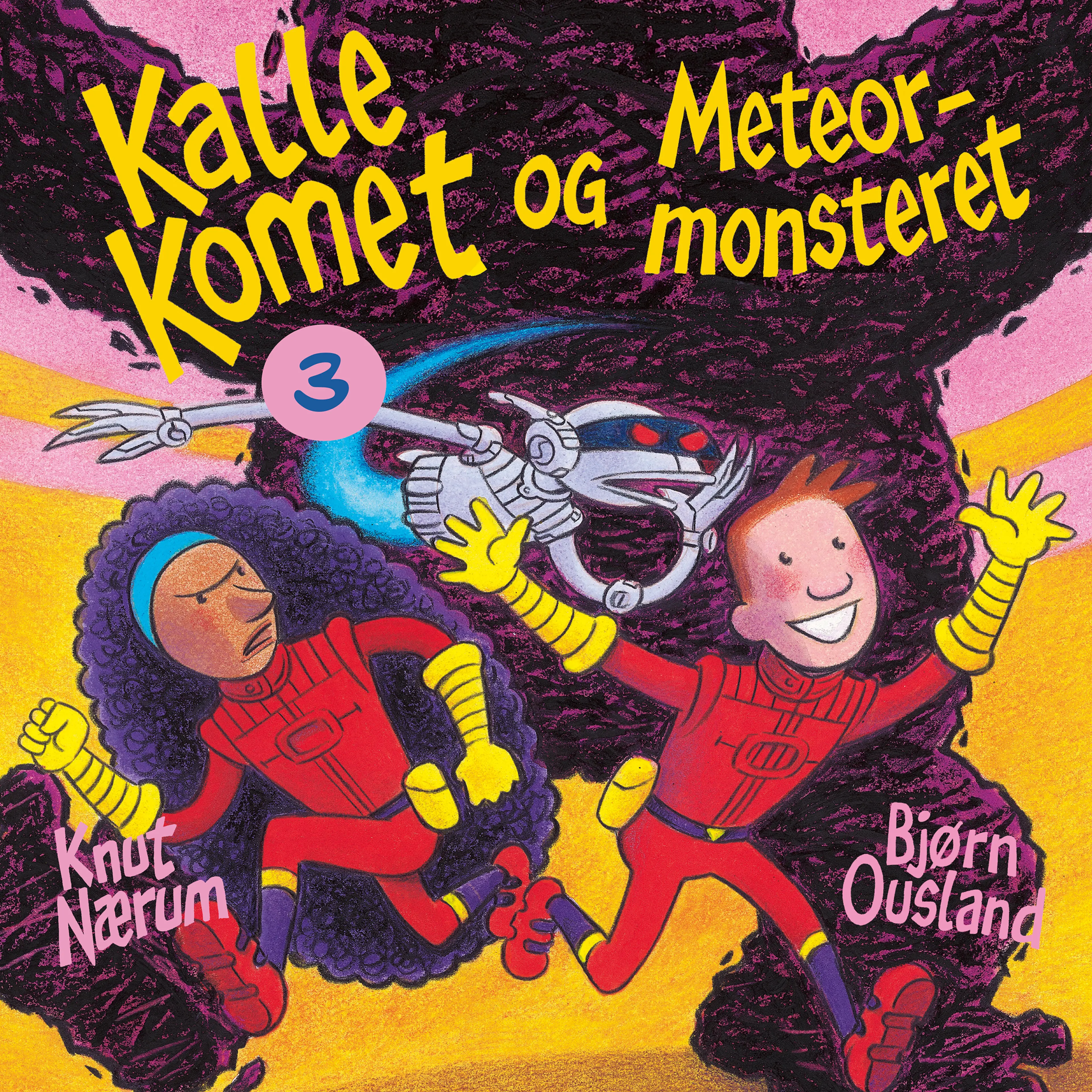 Omslag Kalle Komet og meteormonsteret av Knut Nærum (Lydbok)