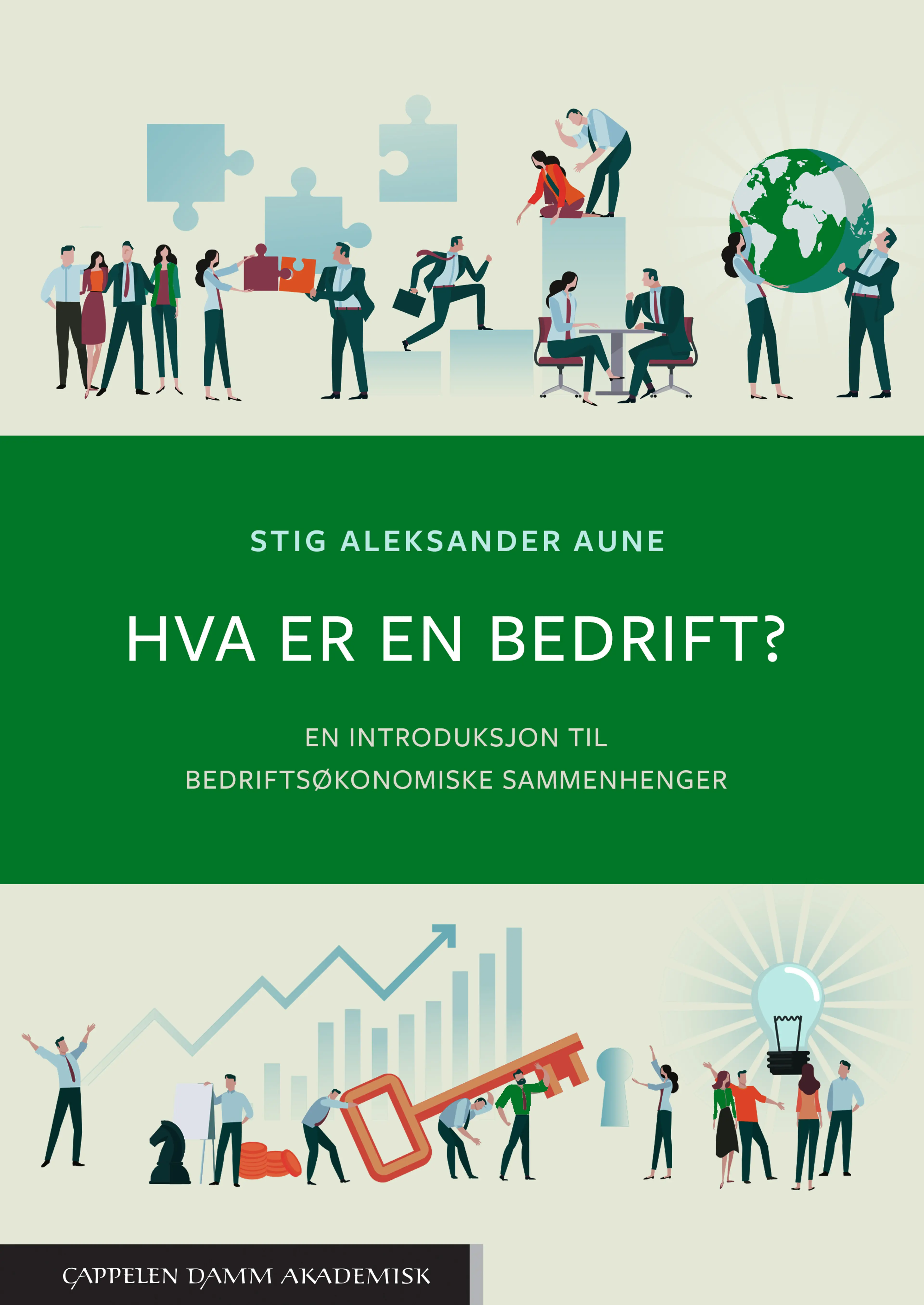 Omslag Hva er en bedrift? av Stig Aleksander Aune (Heftet)