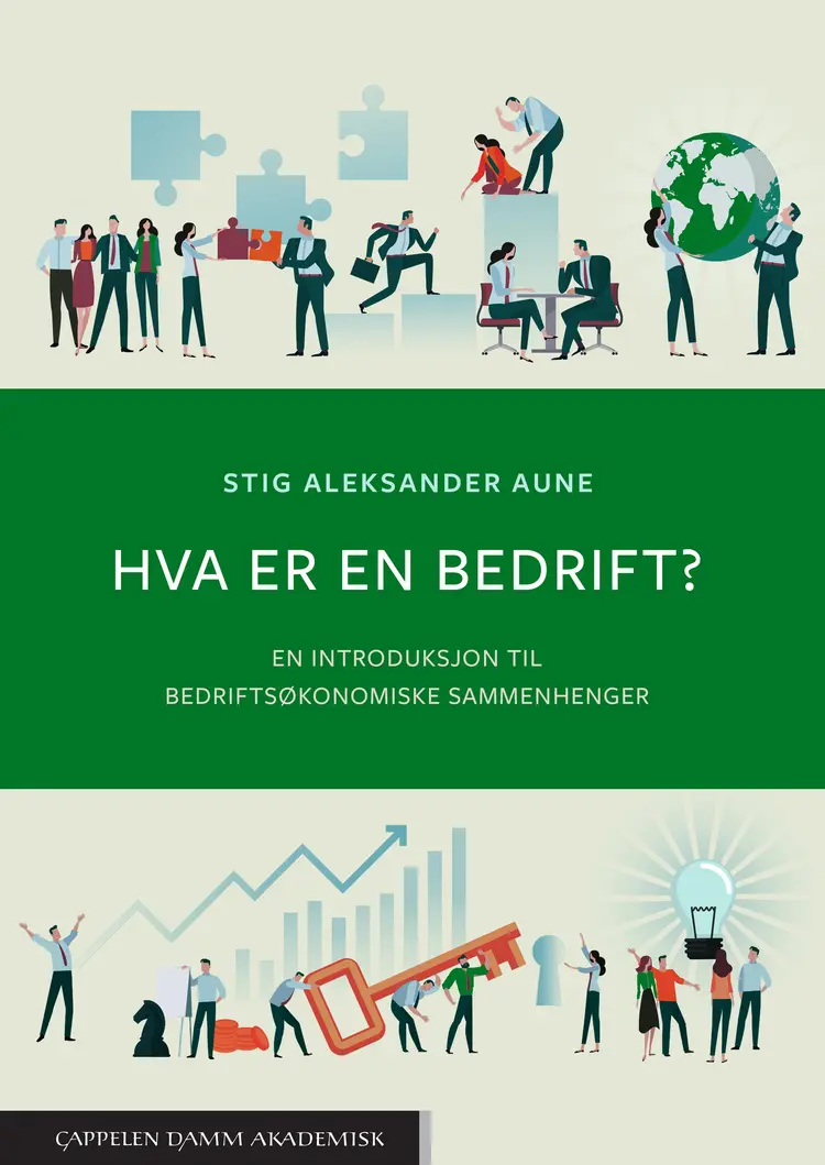 Omslag Hva er en bedrift? av Stig Aleksander Aune (Heftet)