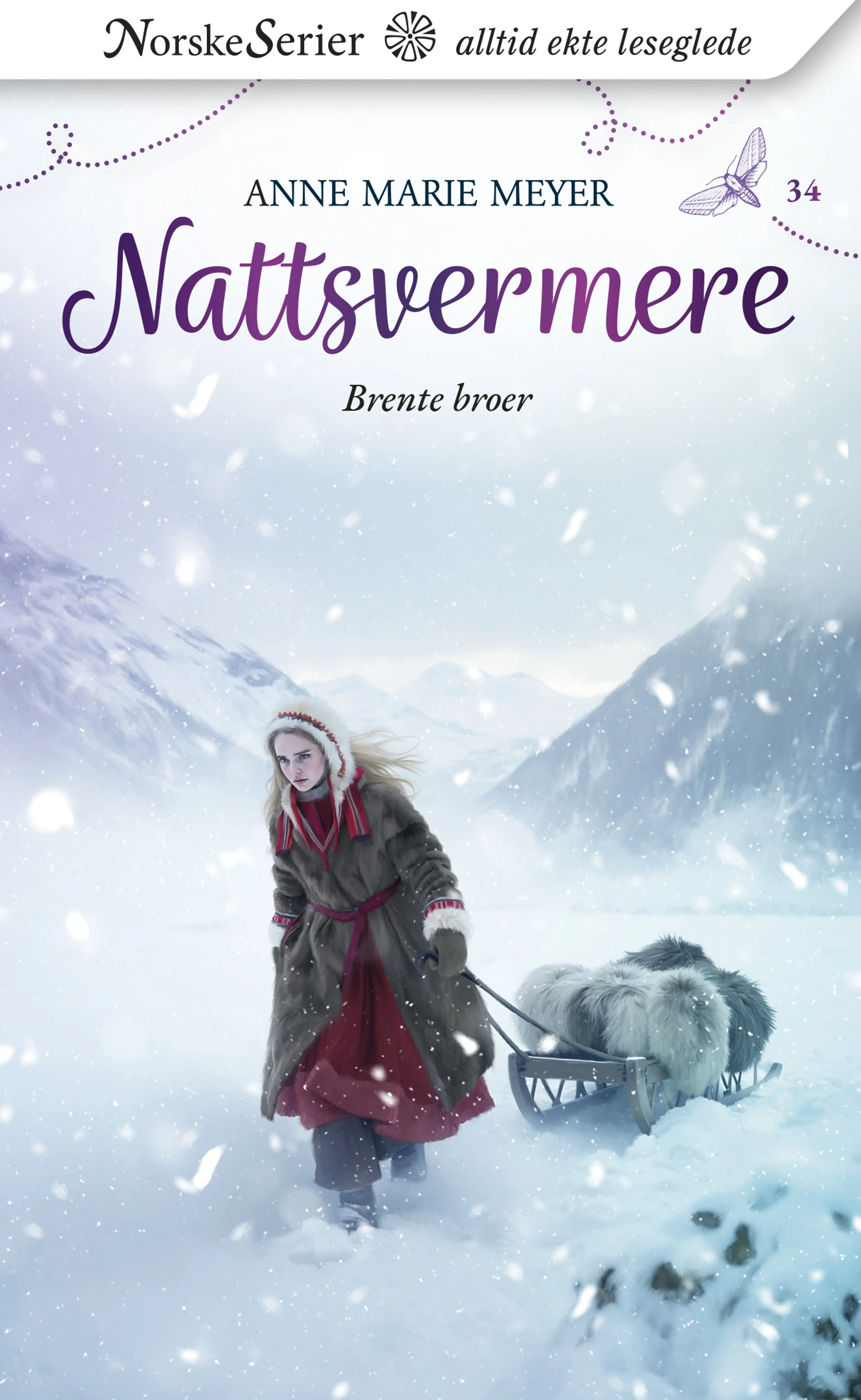 Omslag Brente broer av Anne Marie Meyer (Heftet)