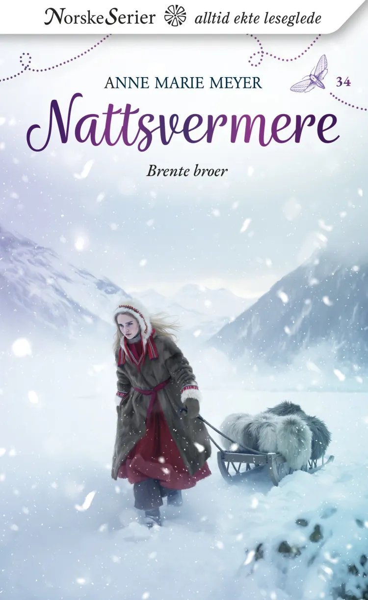 Omslag Brente broer av Anne Marie Meyer (Heftet)