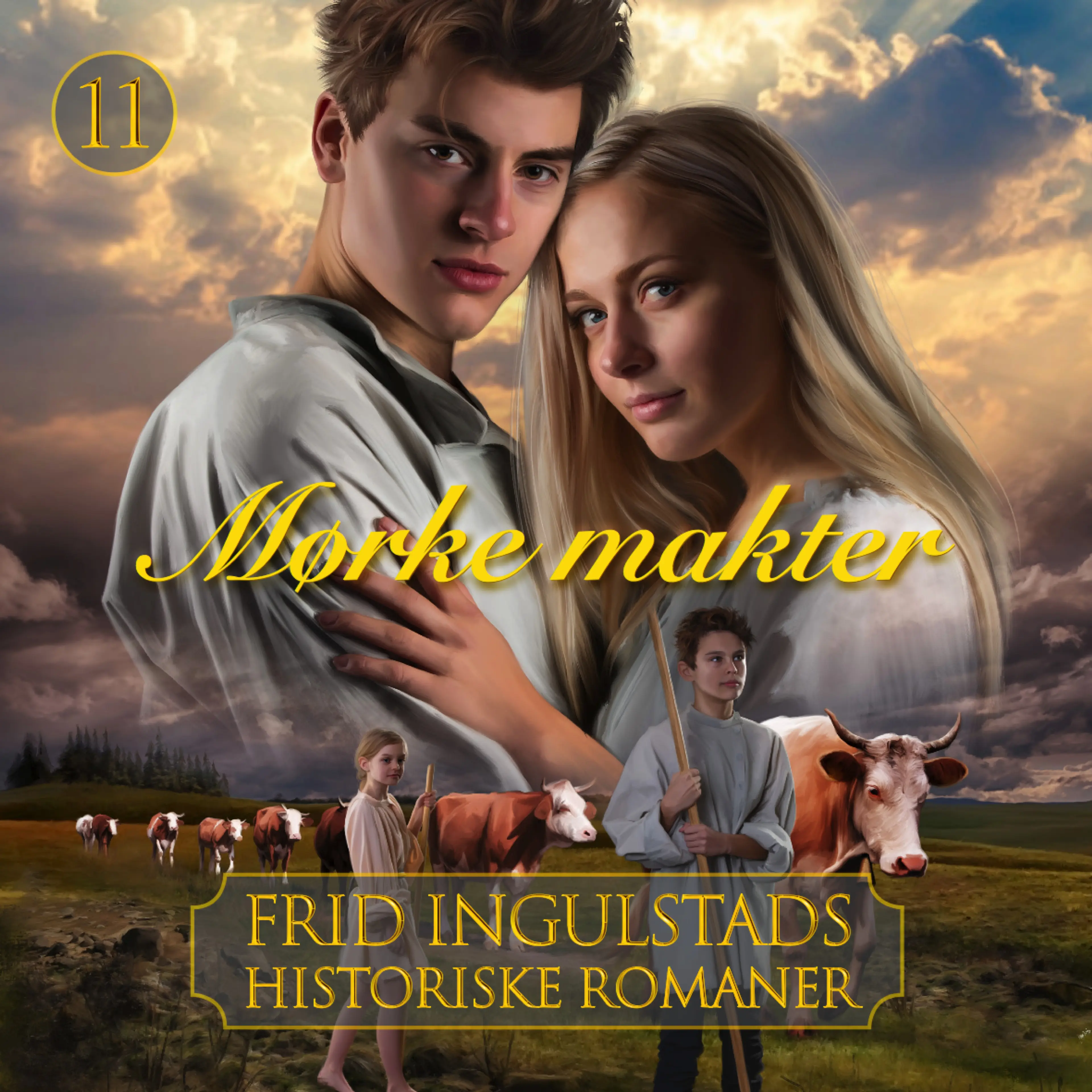 Omslag Mørke makter av Frid Ingulstad (Lydbok)
