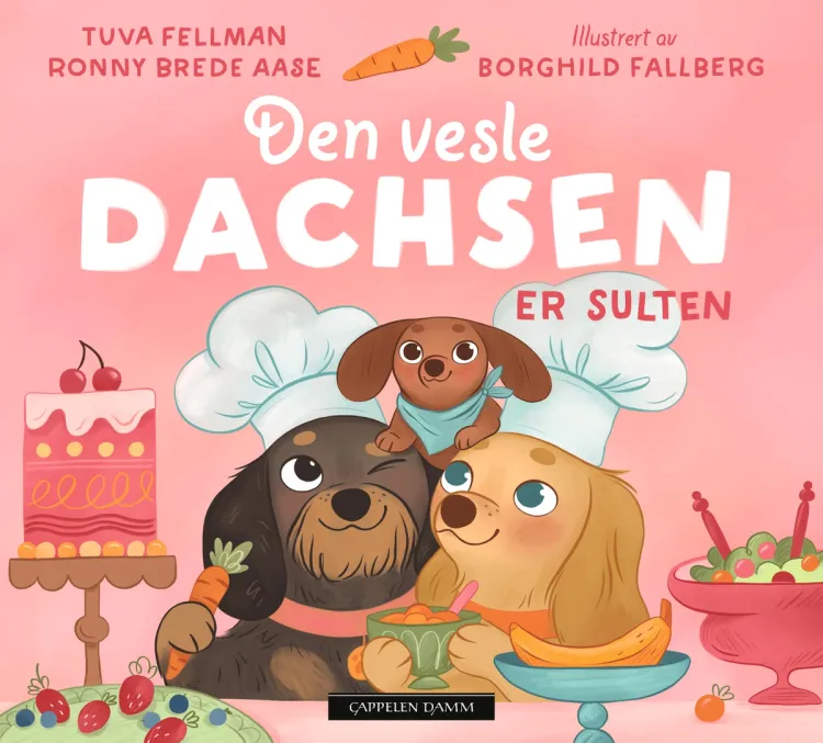 Omslag Den vesle dachsen er sulten av Tuva Fellman og Ronny Brede Aase (Ebok)