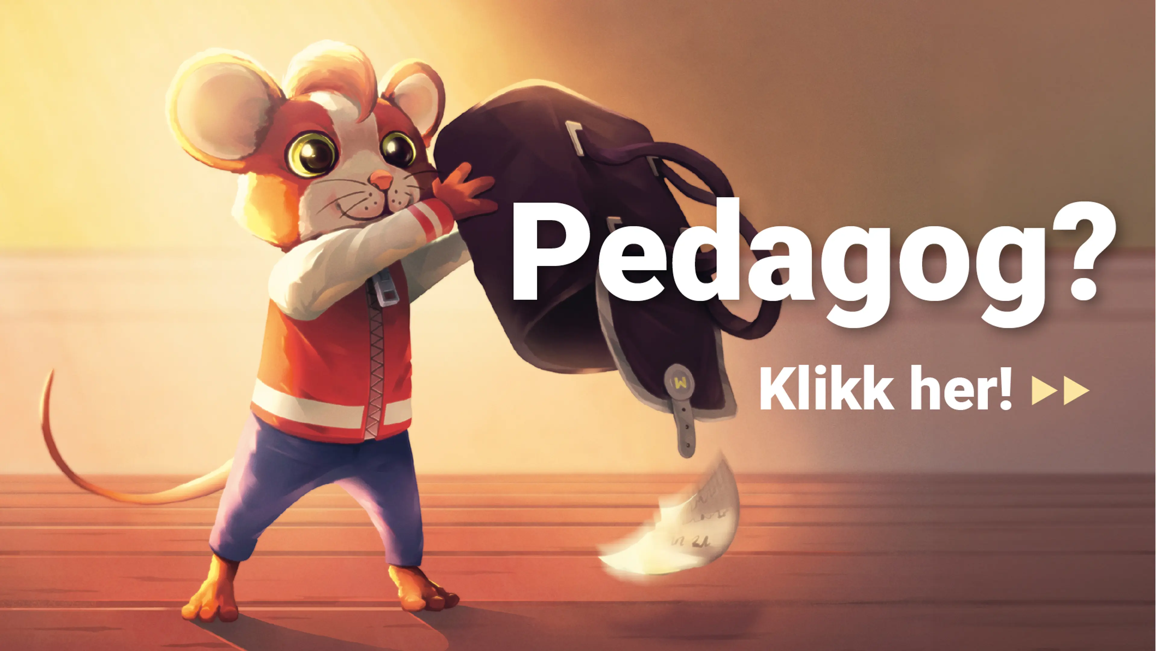 Banner - Musse & Helium for pedagoger