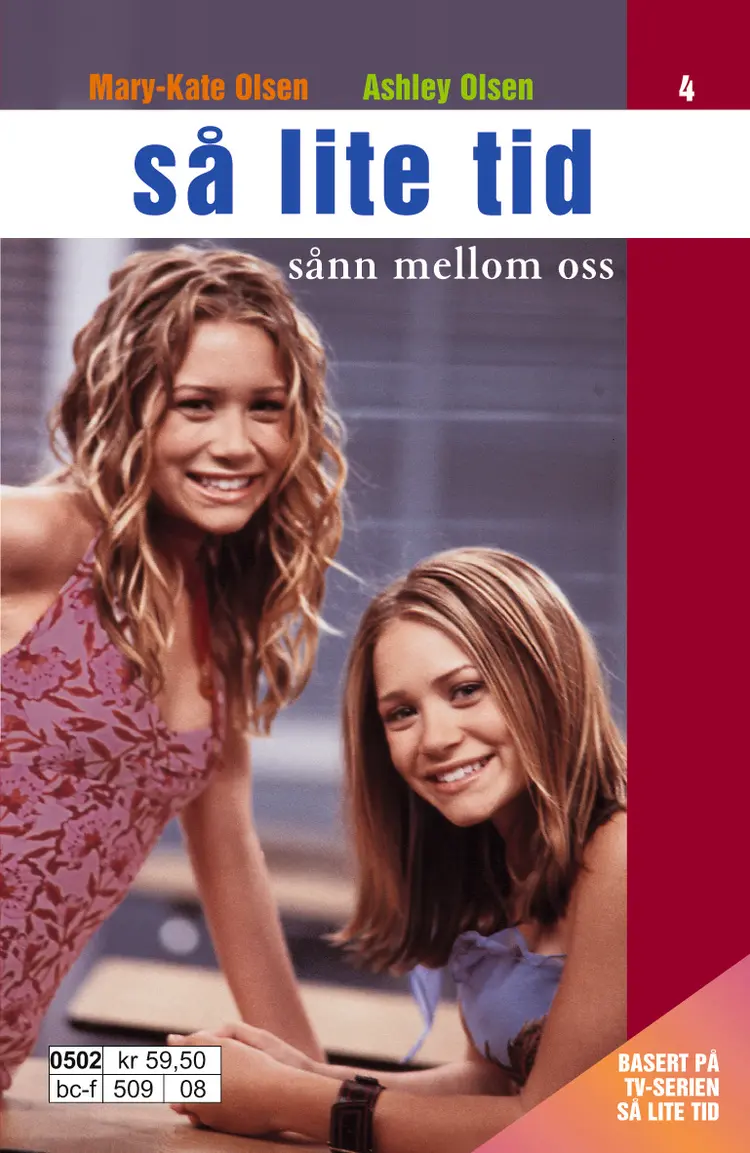 Omslag Sånn mellom oss av Mary-Kate &amp; Ashley (Heftet)