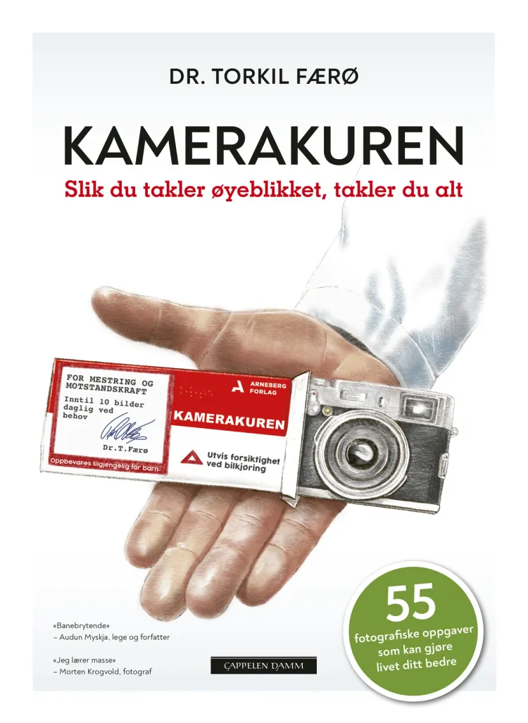 Omslag Kamerakuren av Torkil Færø (Innbundet)