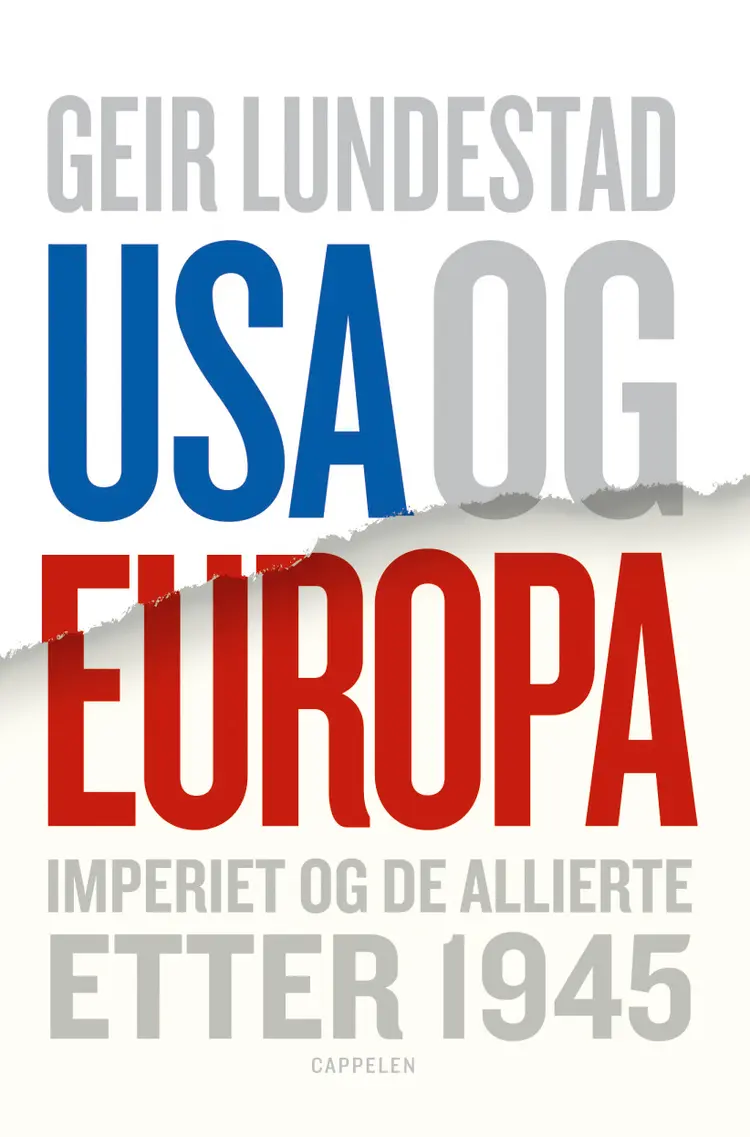 Omslag USA og Europa av Geir Lundestad (Innbundet)