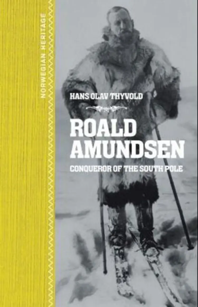 Omslag Roald Amundsen av Hans-Olav Thyvold (Innbundet)