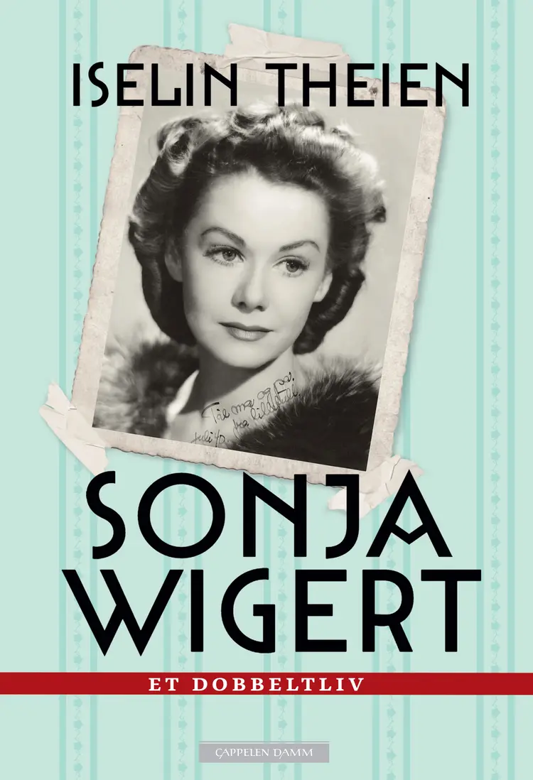 Omslag Sonja Wigert av Iselin Theien (Innbundet)
