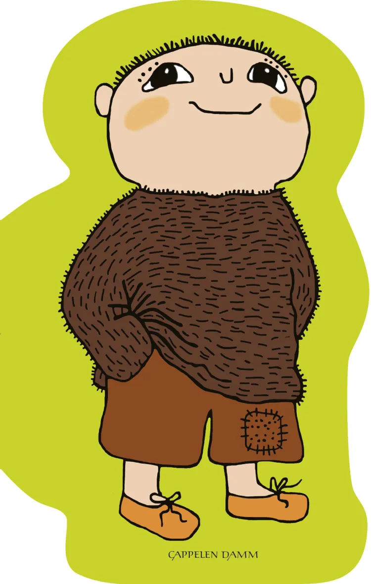 Omslag Albert Åberg figurformet pappbok av Gunilla Bergström (Innbundet)