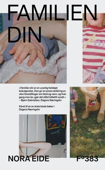 Omslag Familien din av Nora Eide (Heftet)
