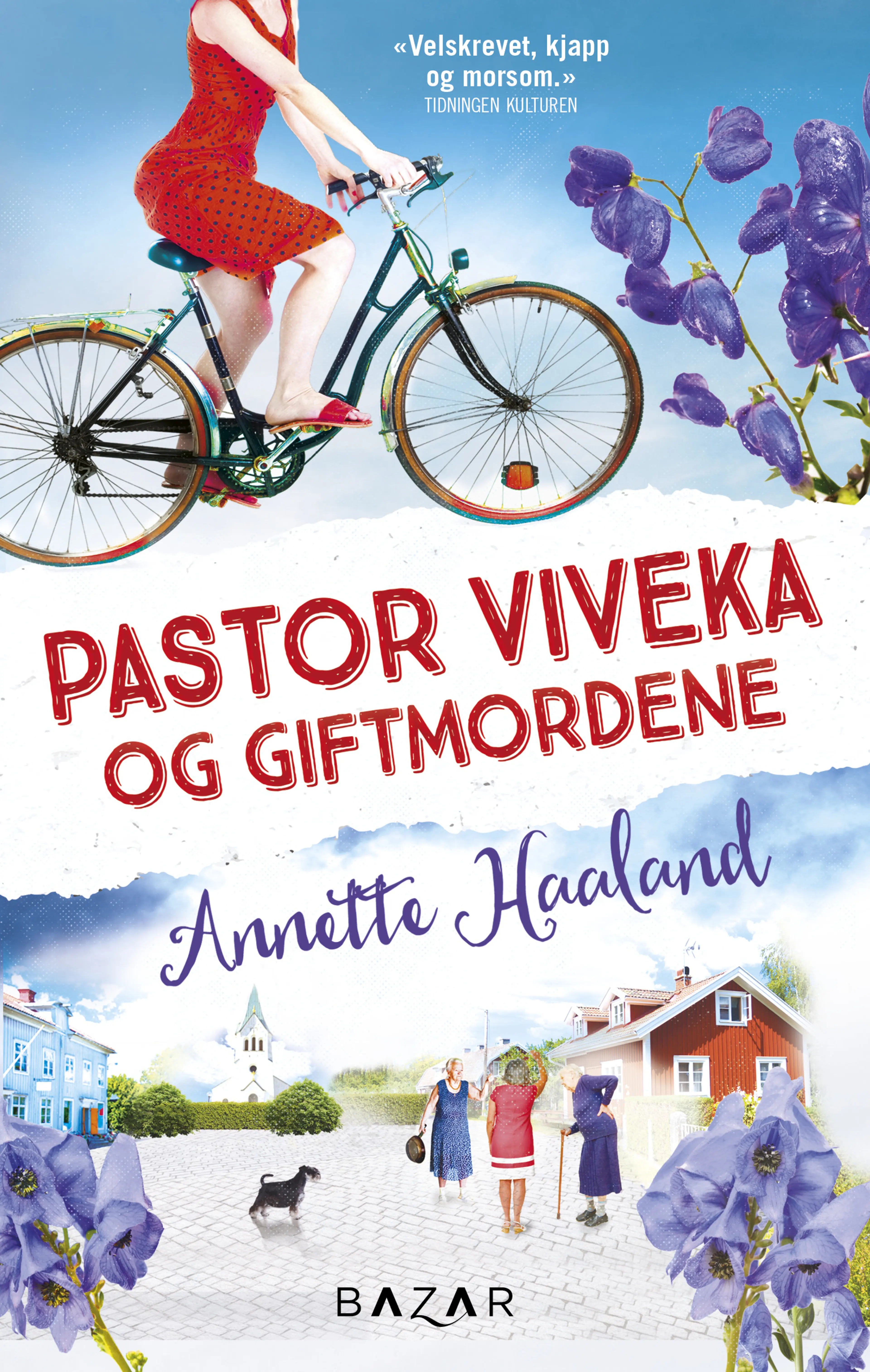 Omslag Pastor Viveka og giftmordene av Annette Haaland (Heftet)